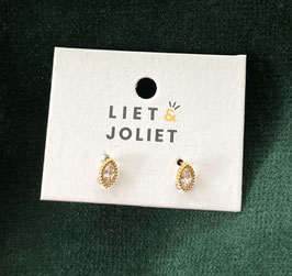 L&J zarte Ohrstecker oval