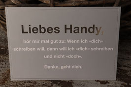 cityproducts Postkarte " Liebes Handy "