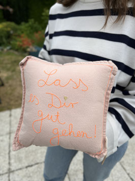 Good old friends Mini Kissen " Lass es dir gut gehen "