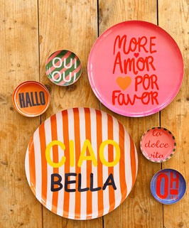 by Room Metalltablett Ciao Bella