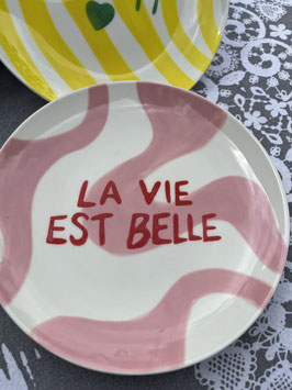 AMEI Teller   " LA VIE EST BELLE "