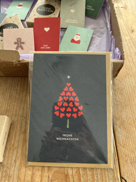 Kartenmarie Klappkarte " FROHE WEIHNACHTEN "