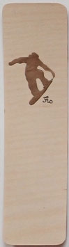 Marque page "Snowboard" - 15cm x 4cm