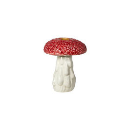 Kerzenhalter Pilz rot