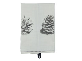 Teatowel off white Zapfen