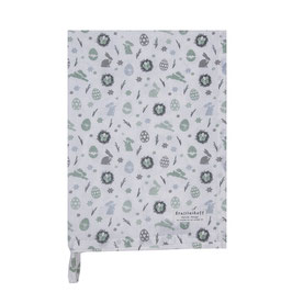 Teatowel Geschirrtuch Ostern white/green