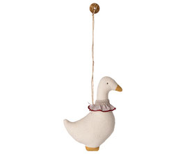 Gans Stoffornament roter Schal
