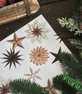 Geschenkpapier Papiersterne