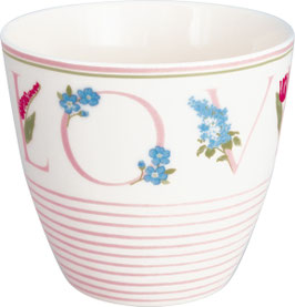 Latte Cup Agnes Love white