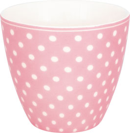 Latte Cup Dotty pale pink