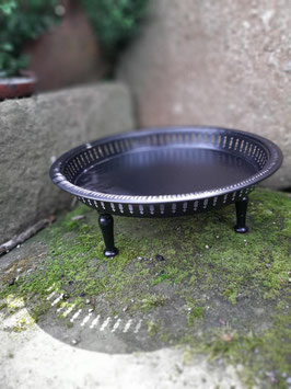 Tray Erling  large/Tablett  auf drei Füßen schwarz