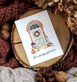 Herbstgeflüster Postkarte