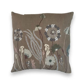 Cushion Cover Papaver light brown