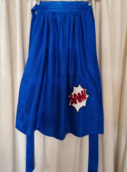 Blaue Schürze " BAM! "
