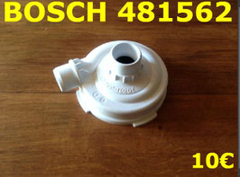 CORPS DE POMPE DE CYCLAGE LAVE-VAISSELLE : BOSCH 481562