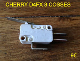 MICRO-SWITCH : CHERRY D4FX 3 COSSES