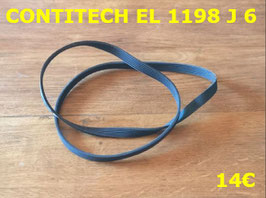 COURROIE LAVE-LINGE : CONTITECH EL1198J6