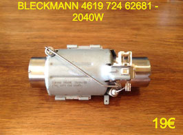 RÉSISTANCE LAVE-VAISSELLE : BLECKMANN 461972462681 - 2040W