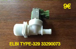 ÉLECTROVANNE 1 VOIE SORTIE DROITE : ELBI TYPE-329 33290073