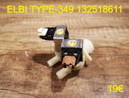 ÉLECTROVANNE 2 VOIE SORTIE DROITE : ELBI TYPE-349 - 132518611