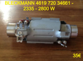 RÉSISTANCE LAVE-VAISSELLE : BLECKMANN 461972034661 - 2335 - 2800 W