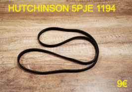 COURROIE LAVE-LINGE : HUTCHINSON  5PJE1194