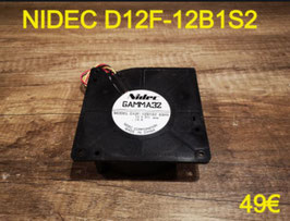 VENTILATEUR PLAQUE VITROCÉRAMIQUE : NIDEC D12F-12B1S2