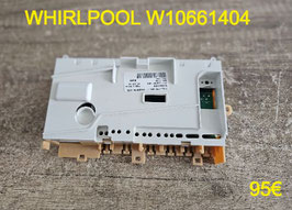CARTE DE COMMANDE LAVE-VAISSELLE : WHIRLPOOL W10661404