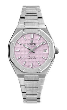 Atlantis Lady Saphir Quartz Uhr - Swiss Made - 2 Jahre Garantie