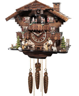 Schwarzwälder Kuckucksuhr Art. 49016 MT, mechanisch mit Musik, 2 Jahre Garantie
