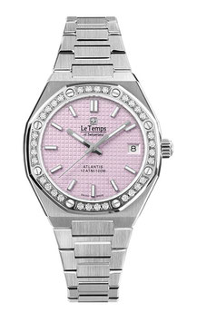 Atlantis Lady Saphir Quartz Uhr - Swiss Made - 2 Jahre Garantie