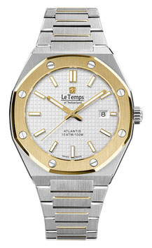 Atlantis Gent Saphir Quartz Uhr - Swiss Made - 2 Jahre Garantie