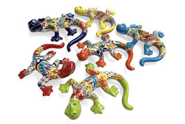 Wanddeko "Salamander" Multicolor