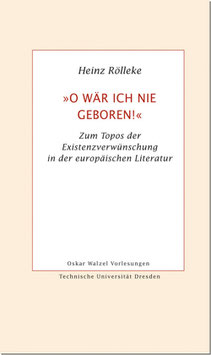 "O wär ich nie geboren!"