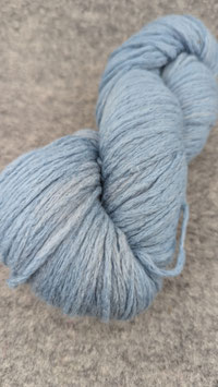 Merino mit Baumwolle, handgefärbt "himmelblau"