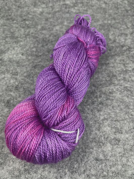 Merino, Seide, Kaschmir, handgefärbt "Violetta"