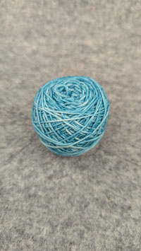 Premiumsockenwollemini 20g, handgefärbt "blau-türkis"