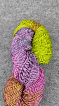 Premiumsockenwolle, handgefärbt "Polarträumchen"