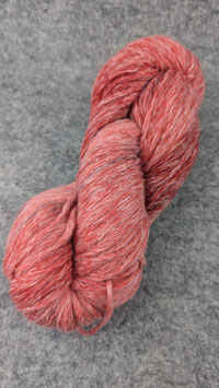Merino mit Baumwolle, handgefärbt "Abendrot"