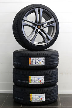 NEU Cupra Seat Leon 5F KL 18 Alu titan matt Sommerreifen Sommerräder Pirelli