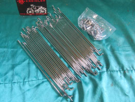 Speichensatz 36 stück 183mm chrom