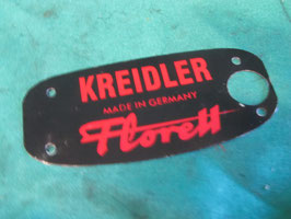 Kreidler Florett Emblem Werkzeugkasten rot