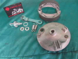 Kreidler Leleu Bremsankerplatte 120mm Trommelbremse hinten mit neuen Bremsbacken
