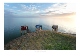Les carrelets du Rocher de la Couronne