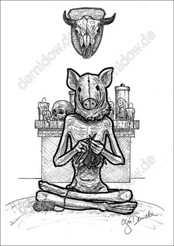 Knitting Pig