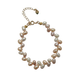 Armband Shell Wheat Perlen