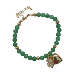 Armband Jade Perlen