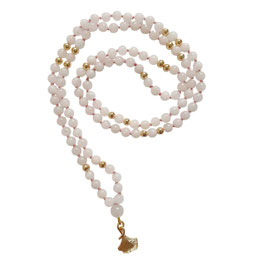 Mala Rosenquarz / 6 mm Perlen