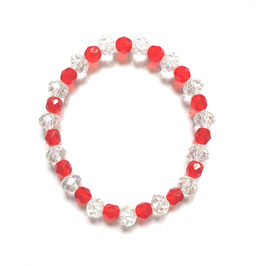 Armband Böhmische Glasschliffperlen