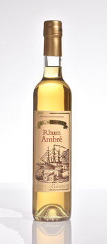 RHUM AMBRE 0,50 litre 50% , carton de 12 bouteilles